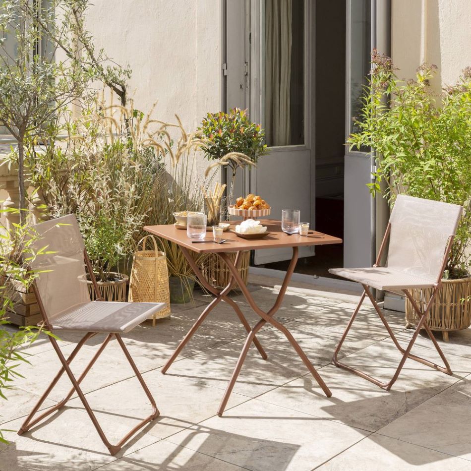 Stuhl Balcony II Seigle Stuhl Balcony II - UV beständig & ultrakompakt - Praktisch für Balkon und Terrasse Gelb Miel