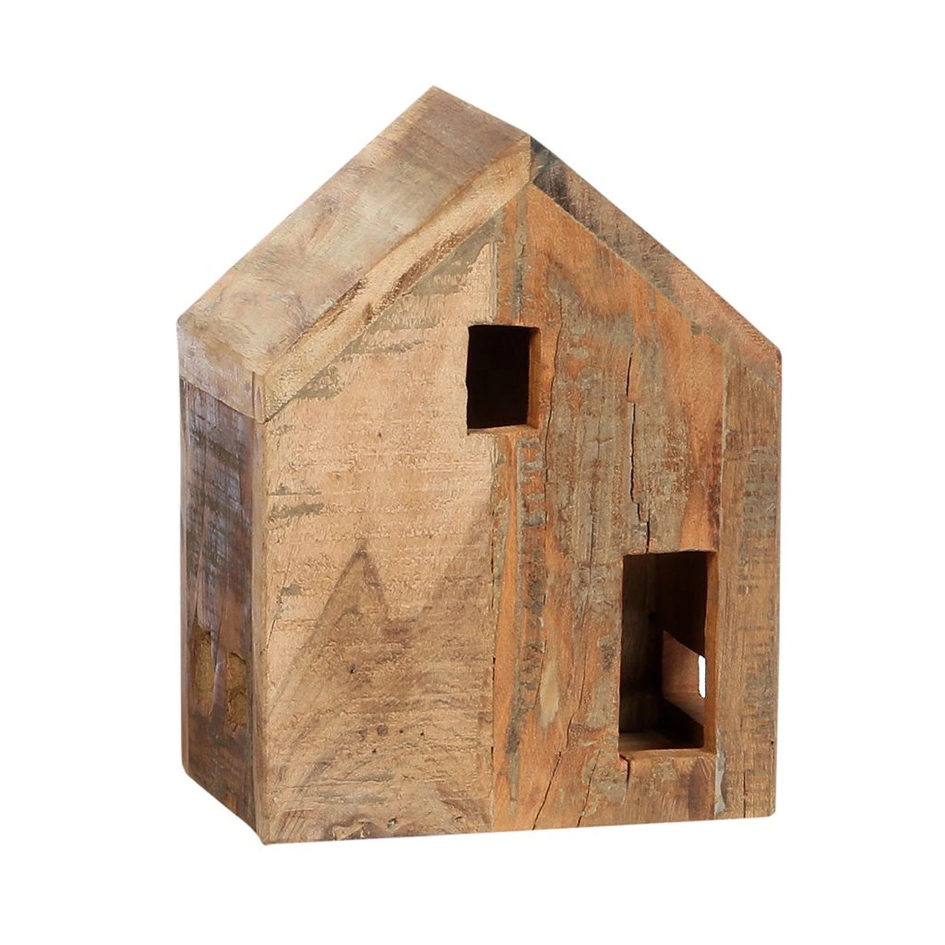 Vogelhaus aus Altholz Höhe 26 cm
