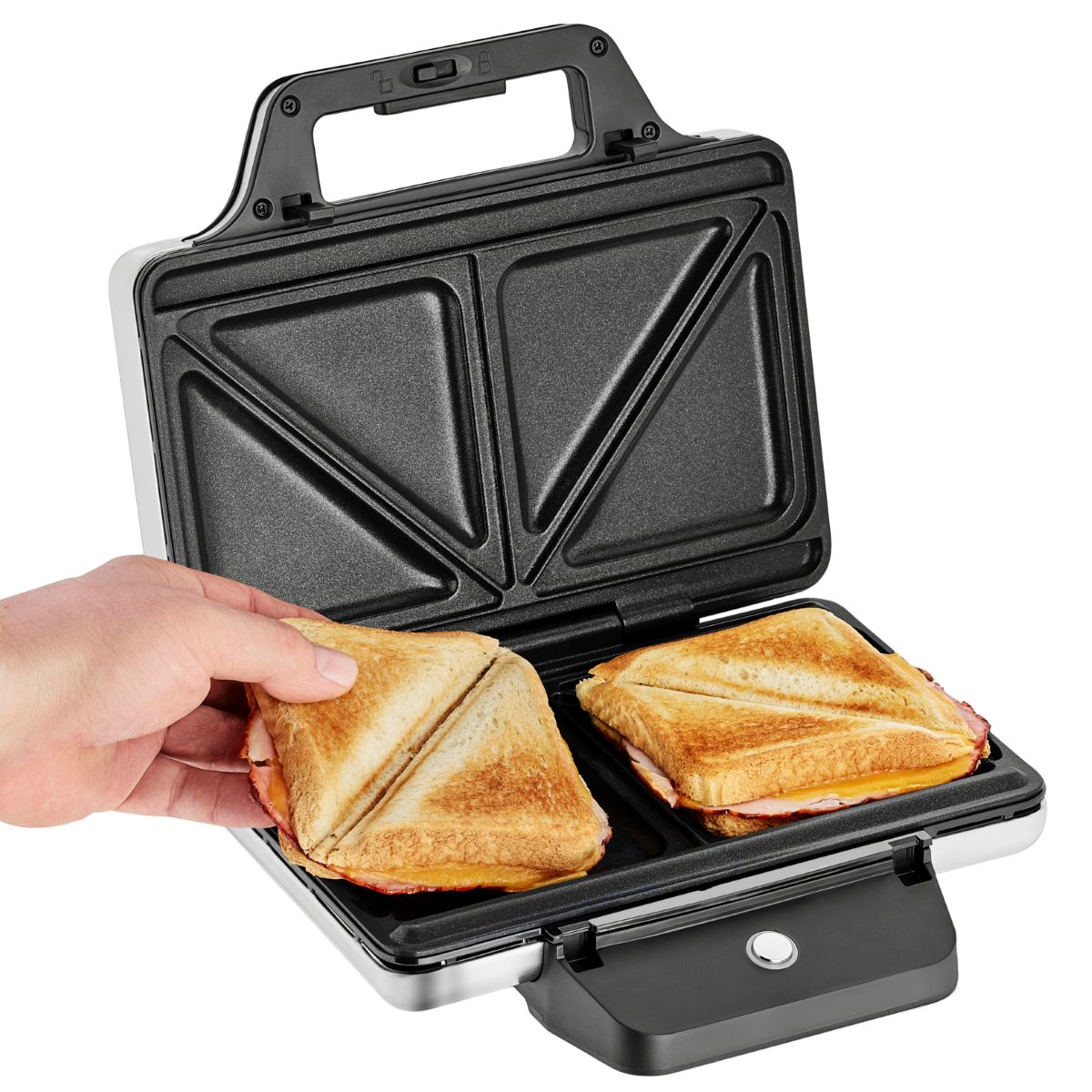 Lono Sandwich-Toaster XXL mit höhenverstellbarer Toastplatte
