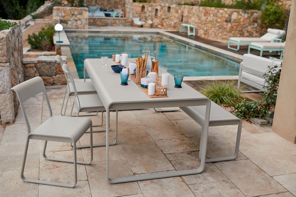 Bellevie Outdoor Bank 161 cm latte beige Bellevie Outdoor Bank 161 cm latte beige