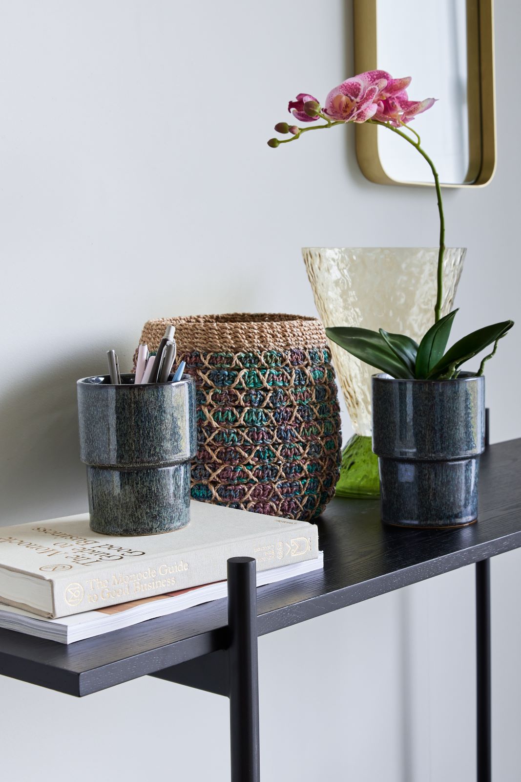 Twist geflochtener Korb Multifarben Twist geflochtener Korb Multifarben