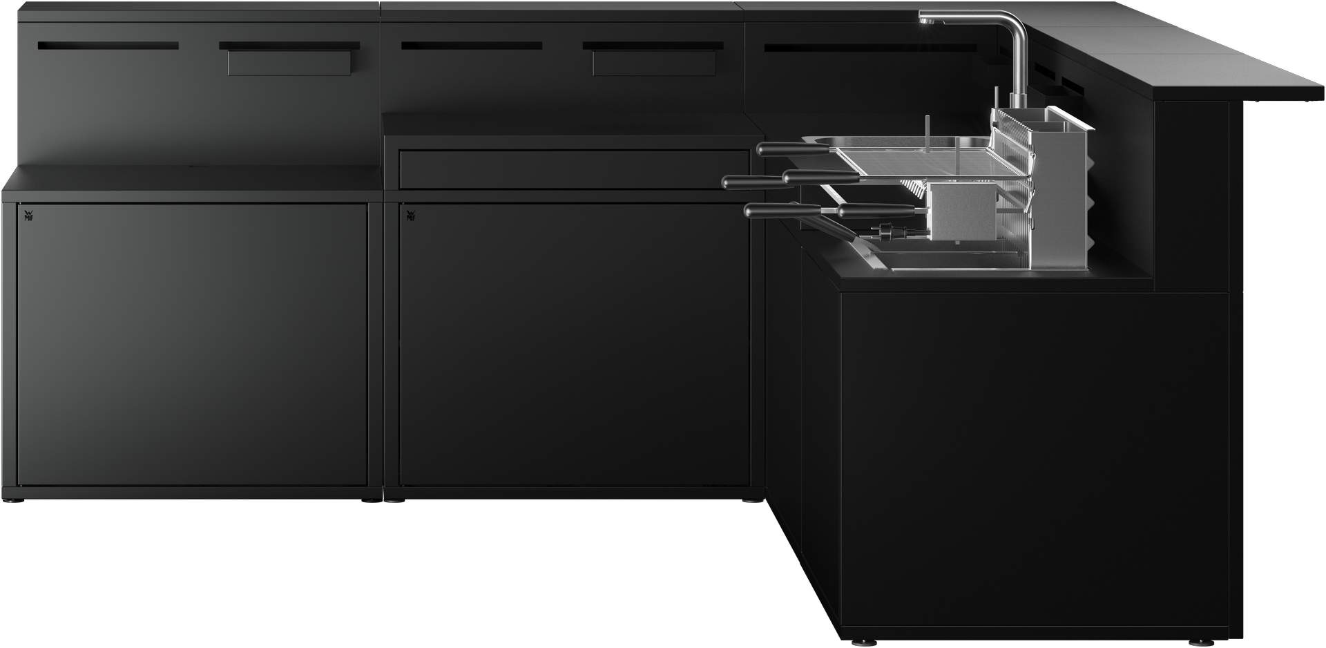 Outdoorküche Die Komplette L: 277,2 cm