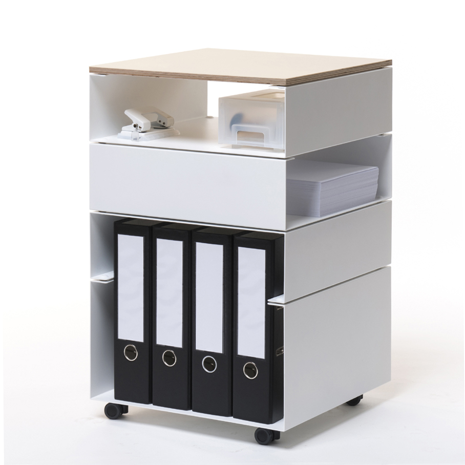 Rollcontainer Rolf - aus vier Einzelmodulen Rollcontainer Rolf - aus vier Einzelmodulen