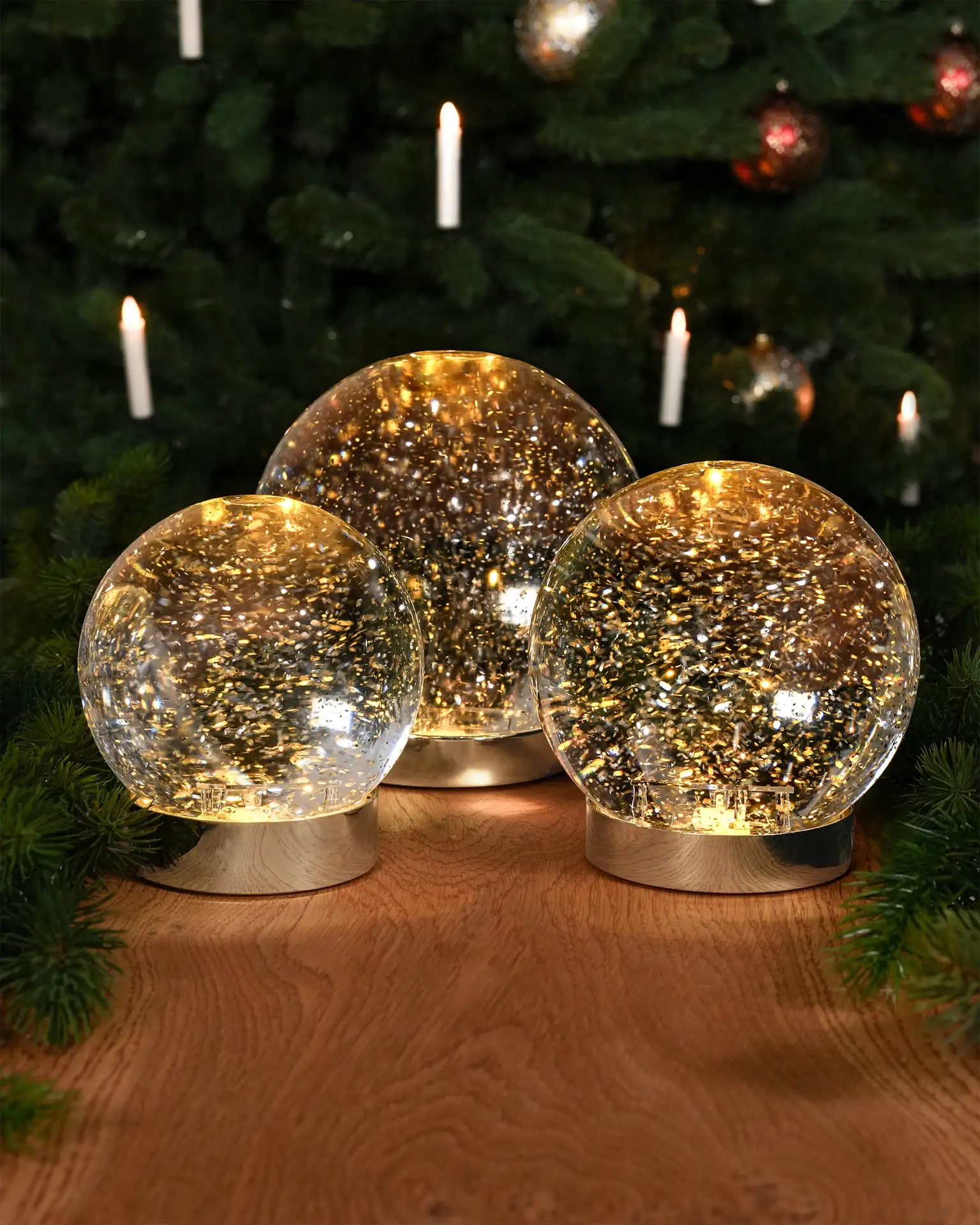 72454_1_glamor_bauble_dekoleuchte_silber.webp GLAMOR BAUBLE - Dekoleuchte Silber 18 cm