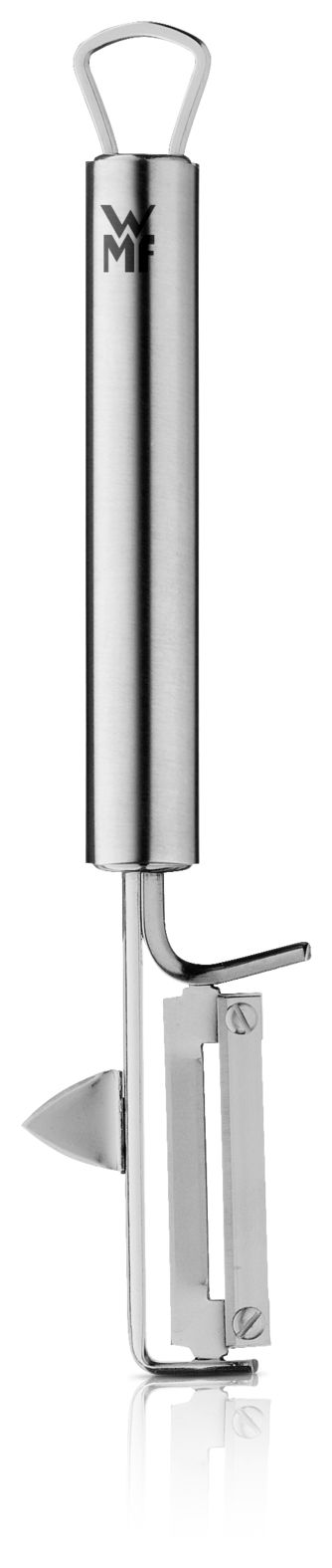 Profi Plus Edelstahl-Pendelschäler 19 cm - mit Kartoffelaugen-Ausstecher Profi Plus Edelstahl-Pendelschäler 19 cm - mit Kartoffelaugen-Ausstecher