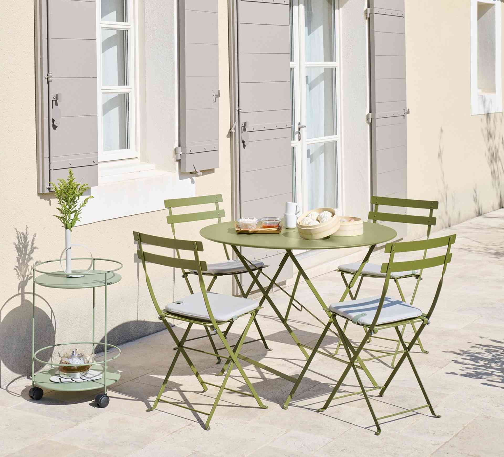 Bistro Klappstuhl Bistro Klappstuhl Latte Beige