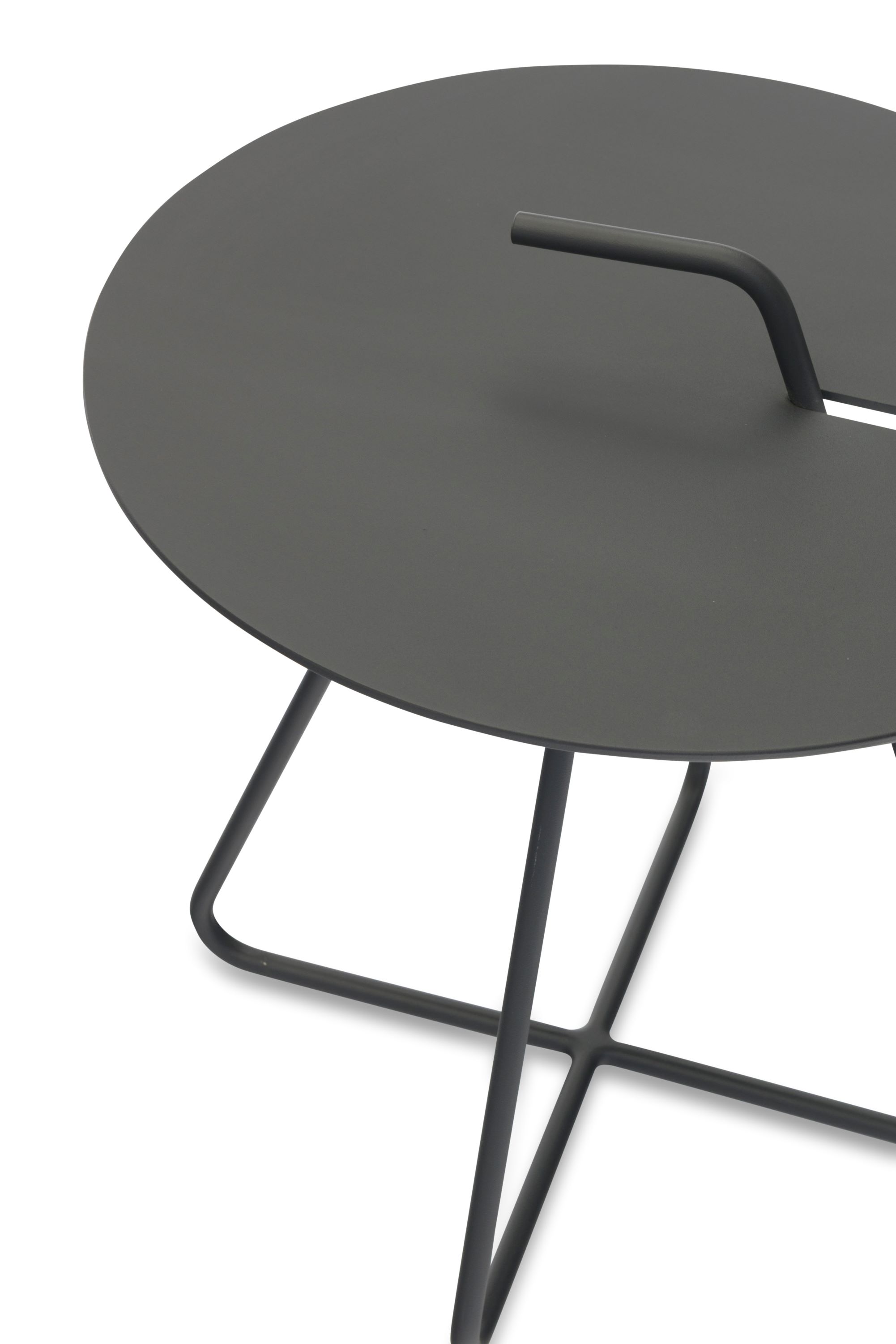 Hook moderener Beistelltisch Outdoor Kohle