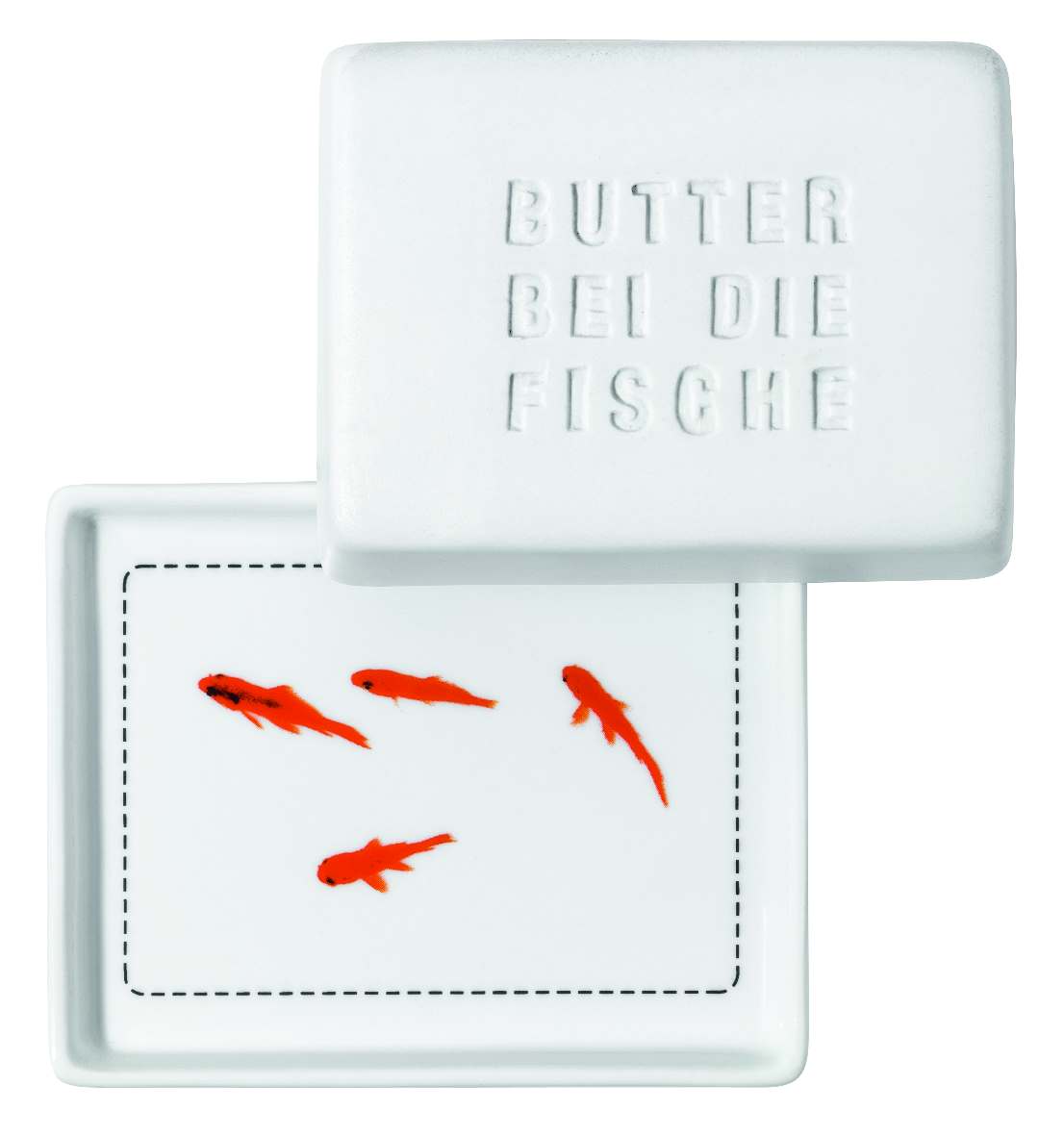 Breakfast - Butterdose Butter bei die Fische klein Breakfast - Butterdose Butter bei die Fische klein