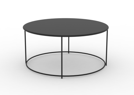 Daisy Outdoor Beistelltisch verzinkt Ø 90 cm schwarz Daisy Outdoor Beistelltisch verzinkt Ø 90 cm schwarz