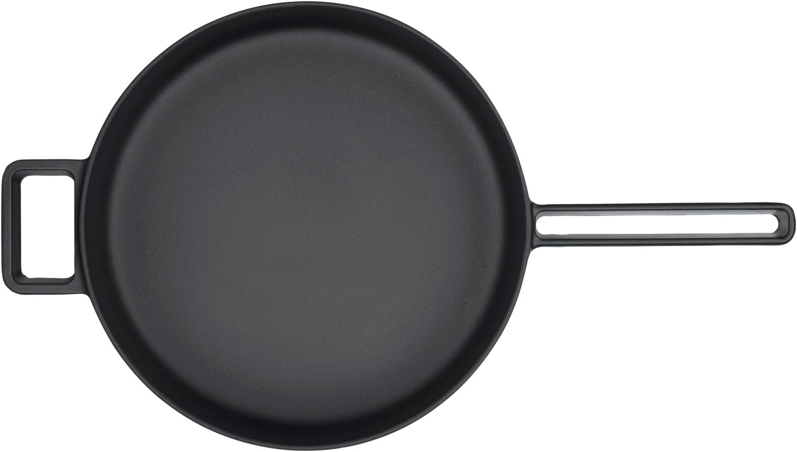 Flavour Sautierpfanne 28 cm aus emailliertem Gusseisen, Schwarz