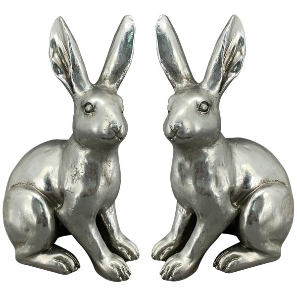 Silberner Osterhase Argent