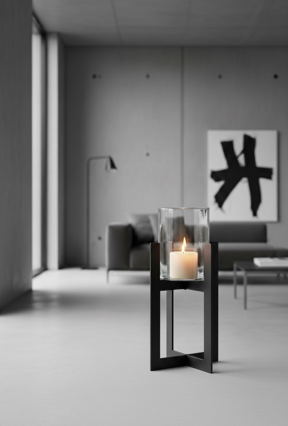 Windlicht Bolton - Elegantes Windlicht aus Eisen, schlichtes & warmes Design für Zuhause Windlicht Bolton - Elegantes Windlicht aus Eisen, schlichtes & warmes Design für Zuhause Höhe 70 cm