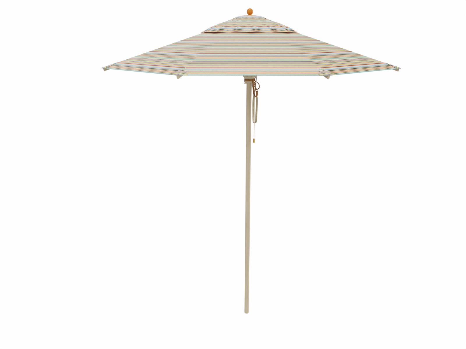 Sonnenschirm Ø 210 cm Klassiker Acryltuch multicolor mini mit Flaschenzug Sonnenschirm Ø 210 cm Klassiker Acryltuch multicolor mini mit Flaschenzug