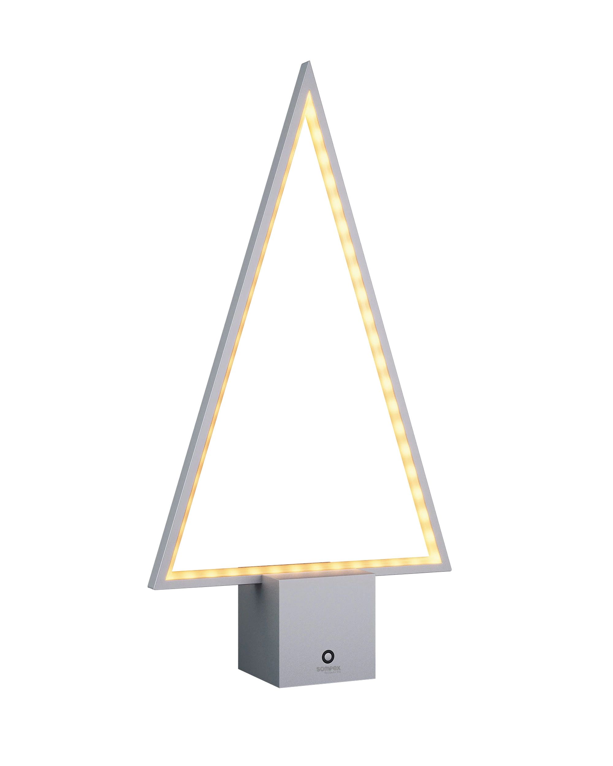 Akku Tischleuchte PINE 2.0 – LED Designleuchte in Baumform, dimmbar, kabellos - silber 47 cm Akku Tischleuchte PINE 2.0 – LED Designleuchte in Baumform, dimmbar, kabellos - silber 47 cm