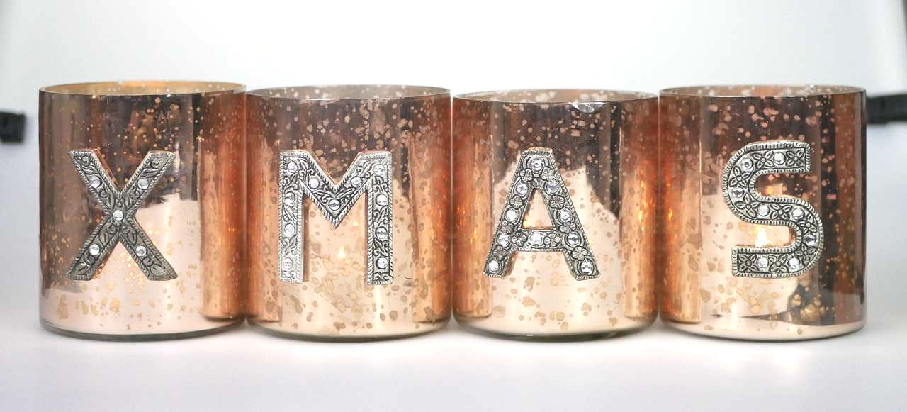 Windlicht 4er-Set XMAS Gold Windlicht 4er-Set XMAS Gold