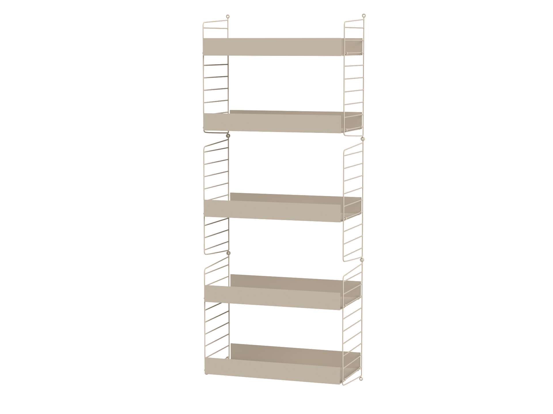 Vertikales Wandregal Beige Vertikales Wandregal Beige