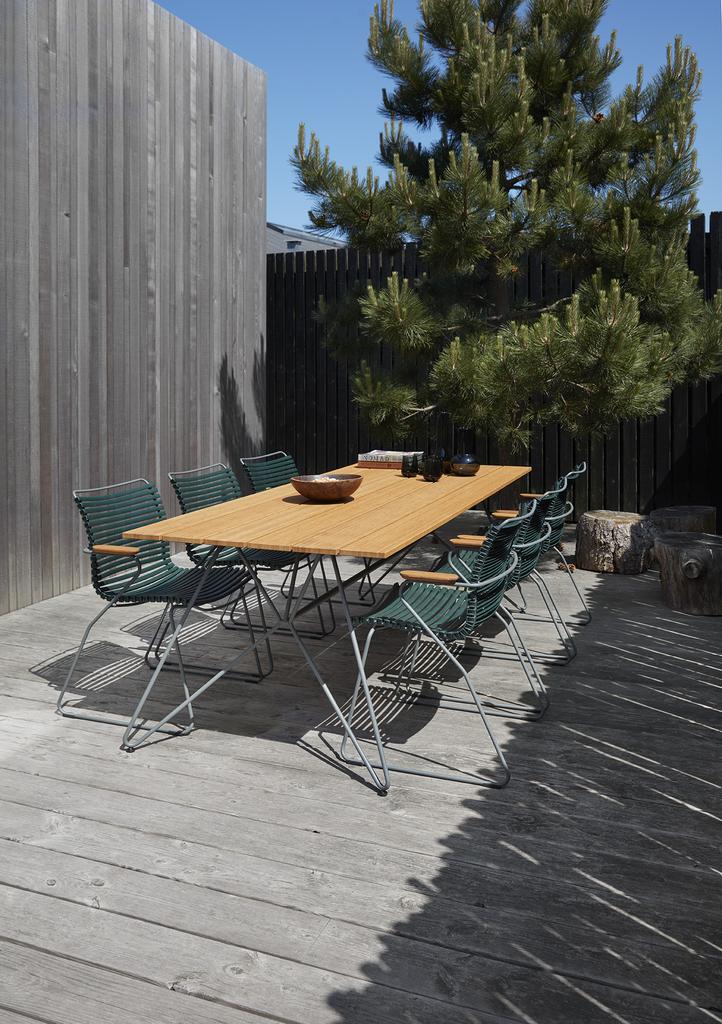 Click Gartenstuhl mit Armlehne Zitronengelb