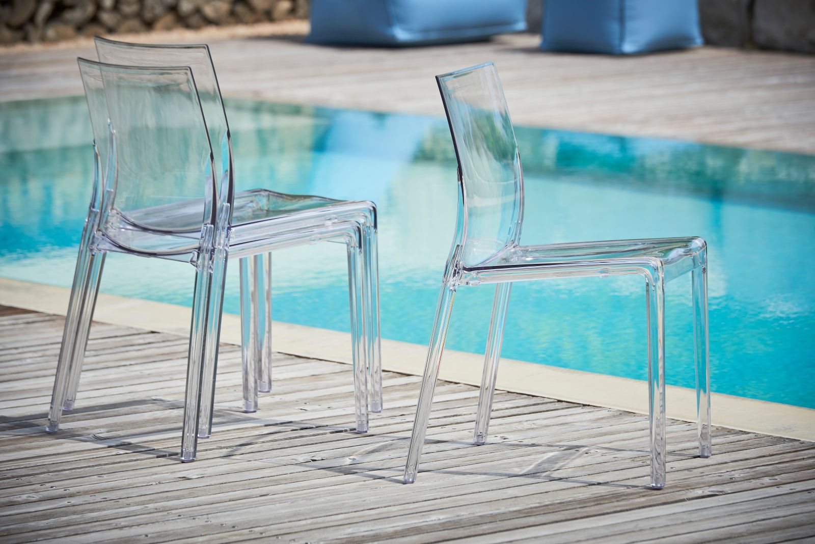 Outdoor Stapelstuhl MIA transparent Outdoor Stapelstuhl MIA transparent