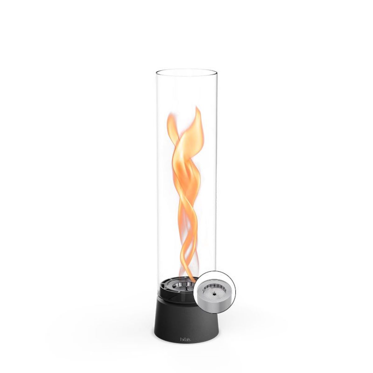 SPIN air Tischfeuer – innovatives Bioethanol-Feuer mit Eco-Ring, Indoor & Outdoo...