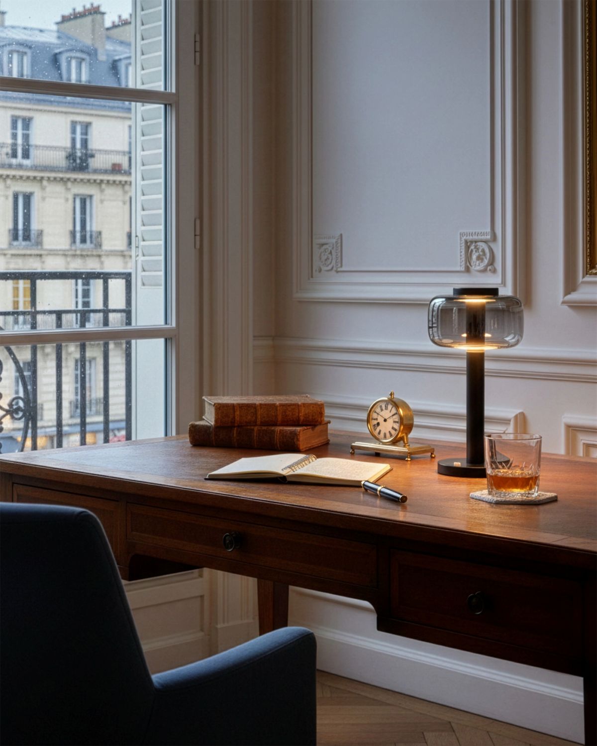 ODEON LED-Akku-Tischleuchte – Warmweiß, Dimmbar Gold