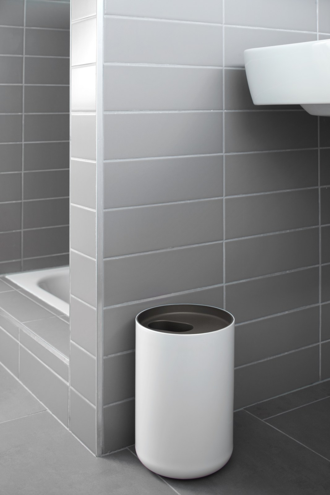 LUNAR Mülleimer weiß mit Deckel LUNAR Mülleimer weiß mit Deckel