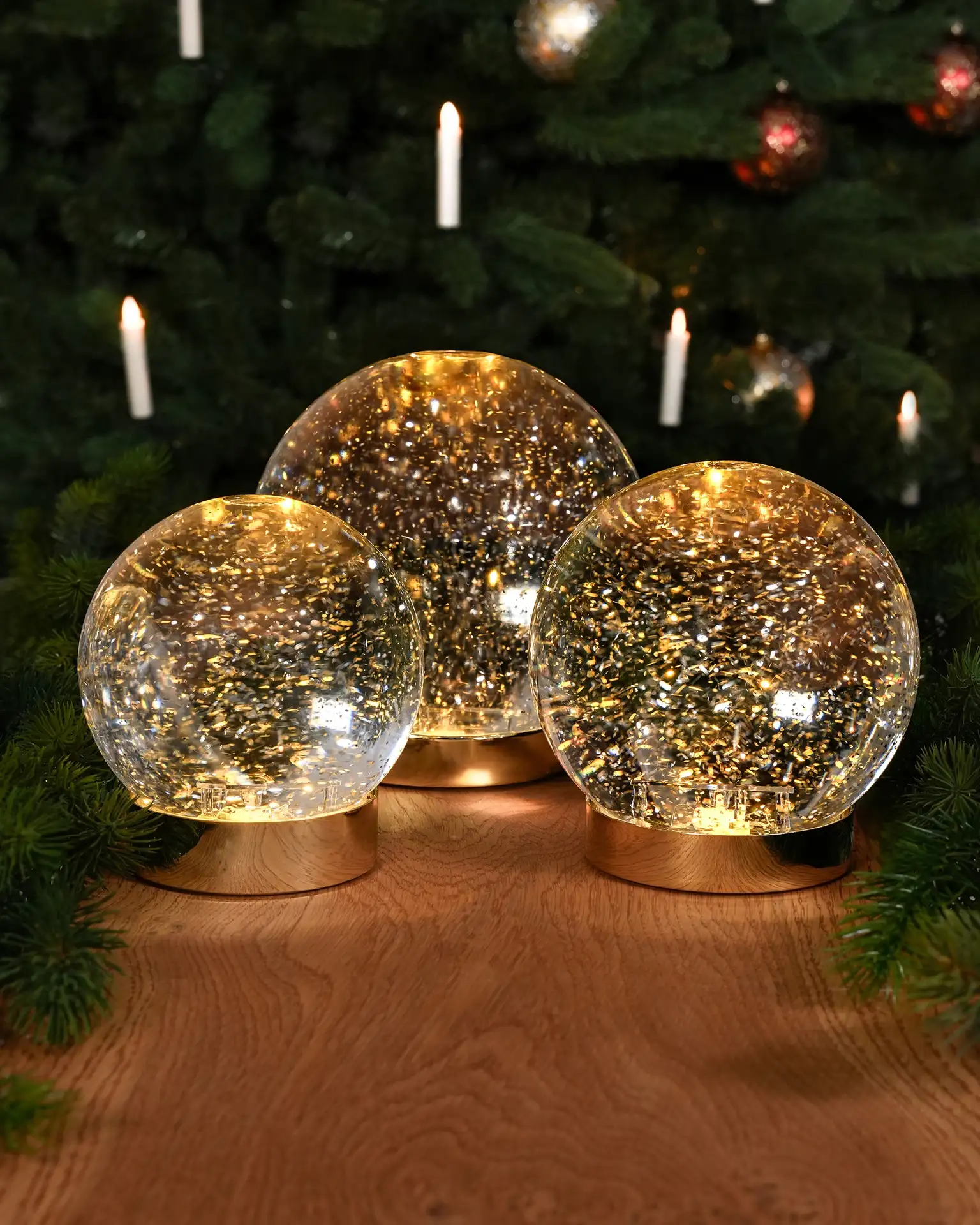GLAMOR BAUBLE - Dekoleuchte Gold 18 cm