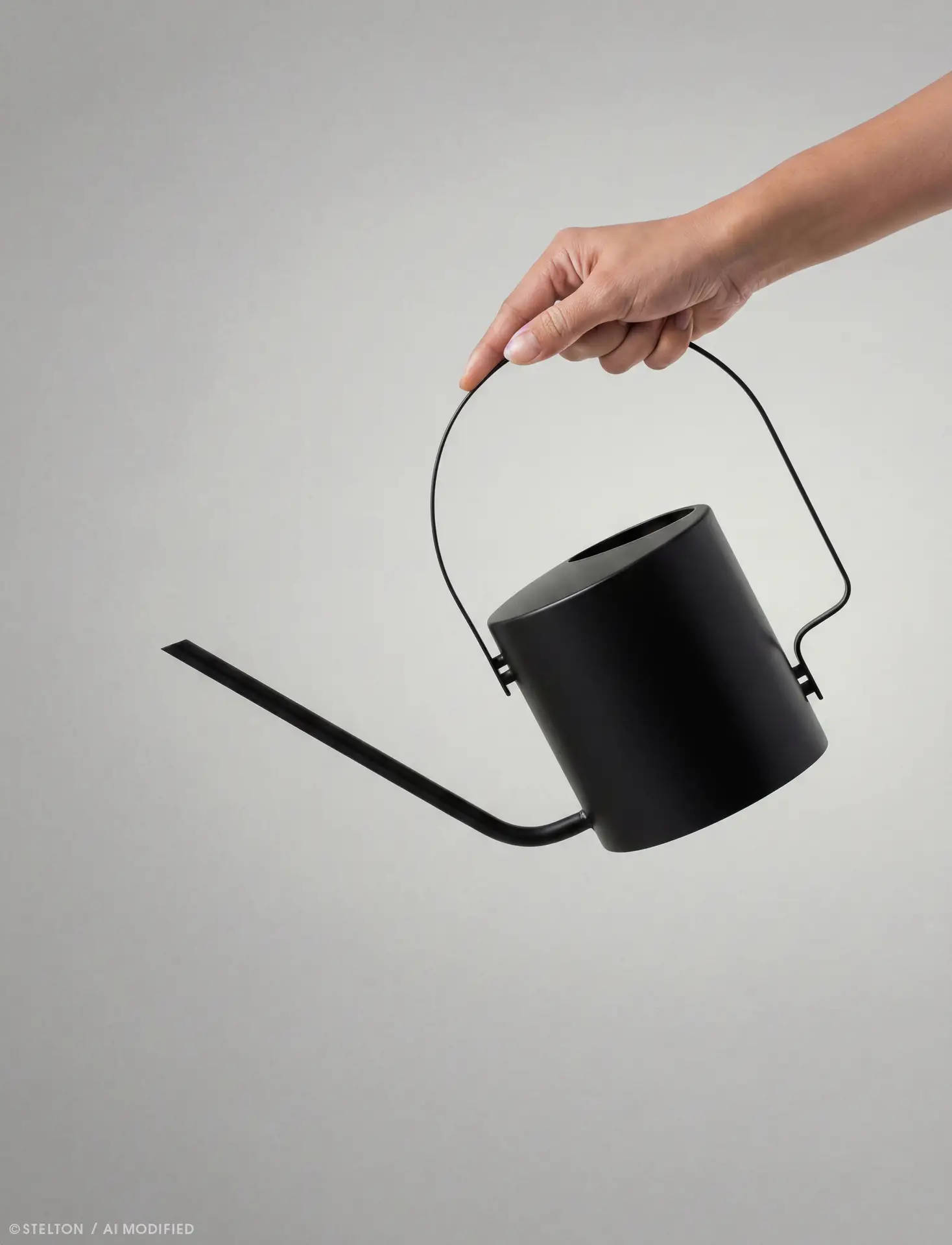 Stelton_100-17 Original flower watering can 1.7 l. soft black_2_Lifestyle_AI-modified.webp Original Giießkanne 1,7L soft black