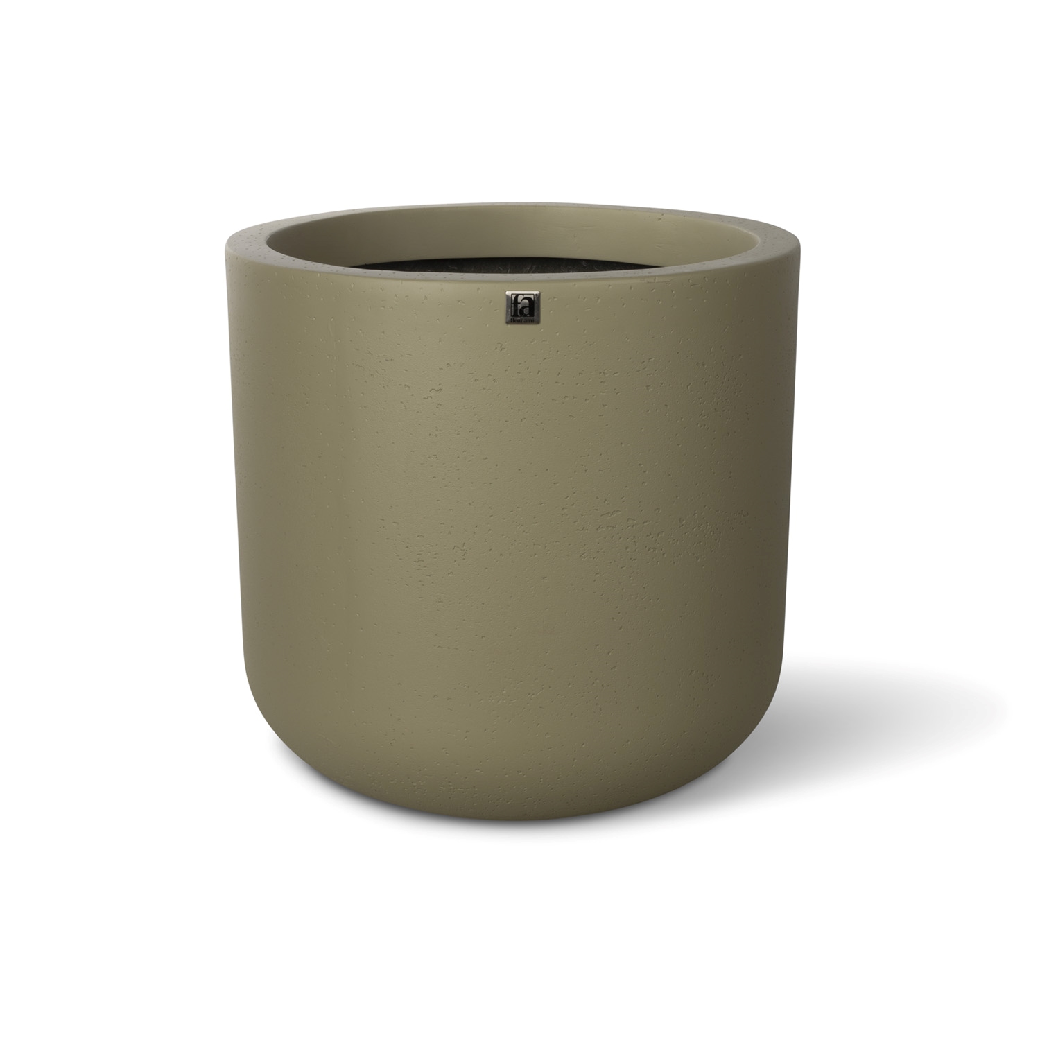 Corum Pflanzgefäß, Ø 39 cm, Höhe 37 cm, concrete olivgrau Corum Pflanzgefäß, Ø 39 cm, Höhe 37 cm, concrete olivgrau