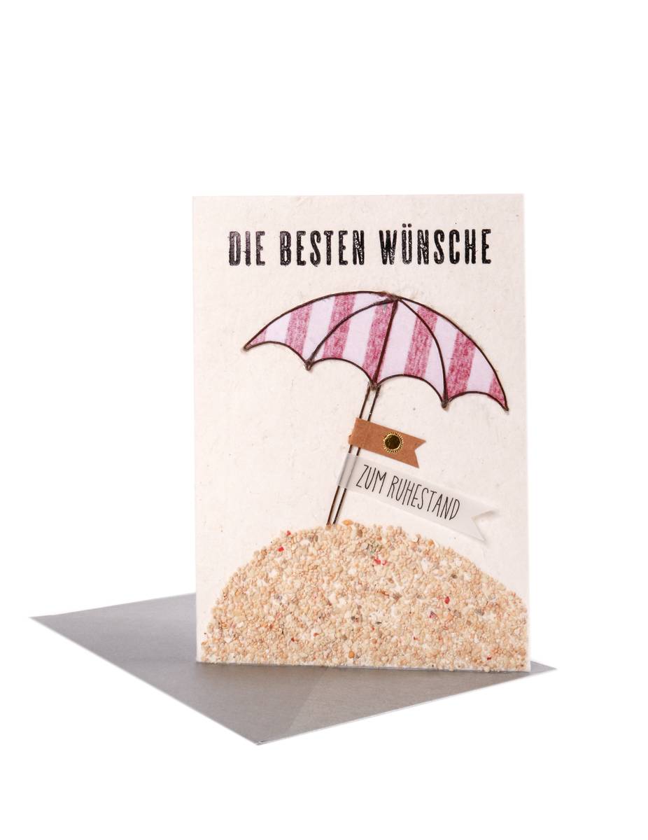 Anlass Karte Zum Ruhestand Schirm