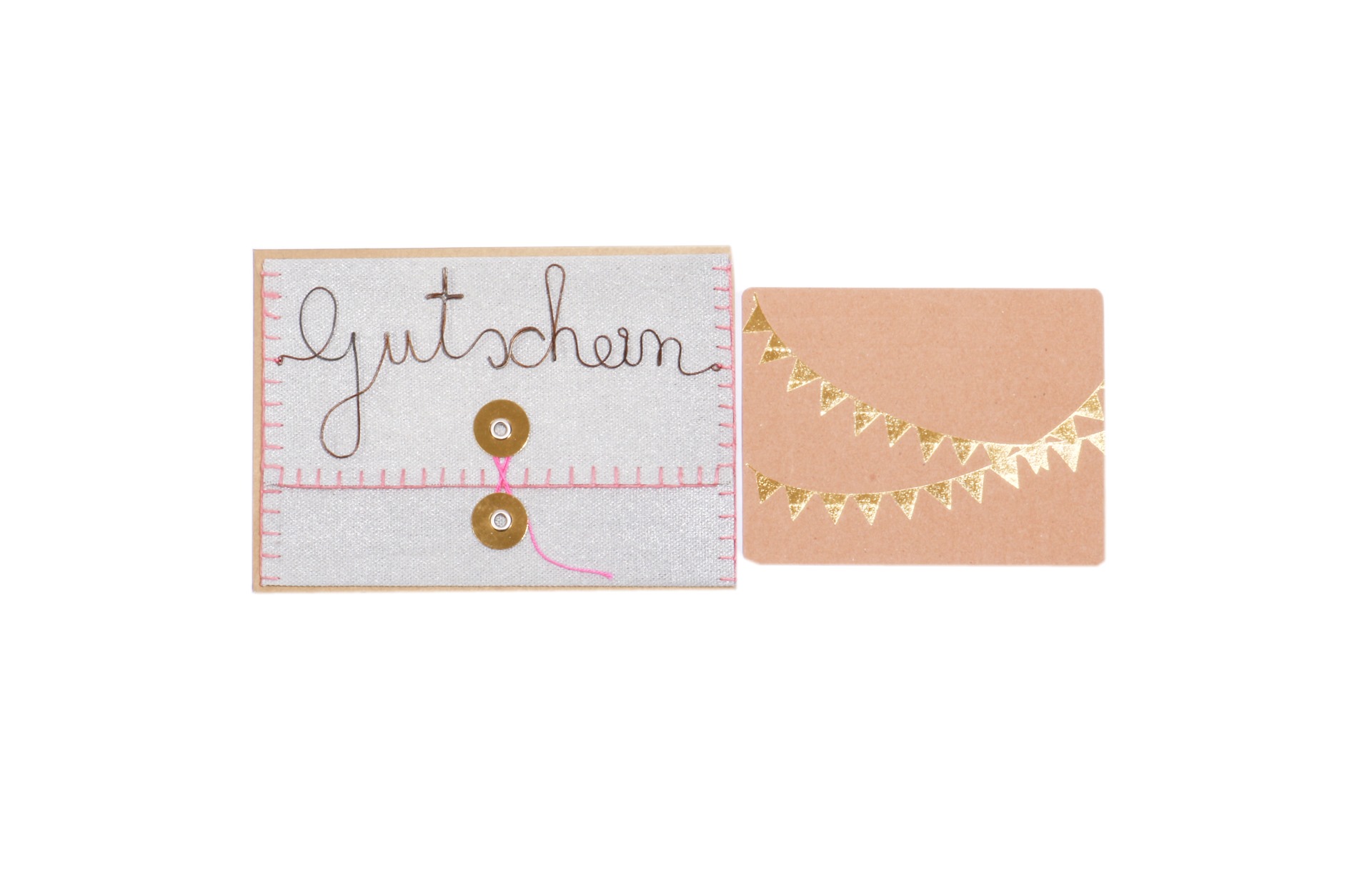 Gutscheinkarte silber