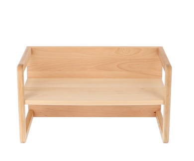 Kinderbank TIM mit integriertem Tischdesign aus Holz