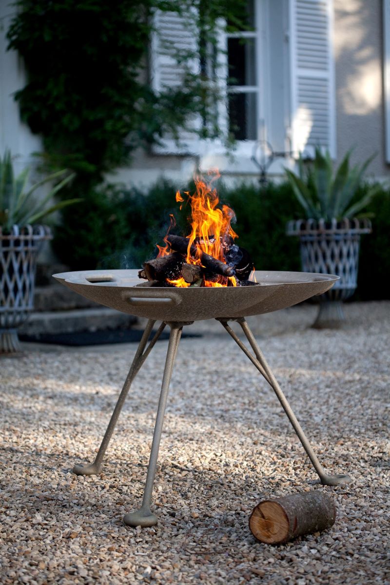 Feuerschale Lotus - Guss Aluminium