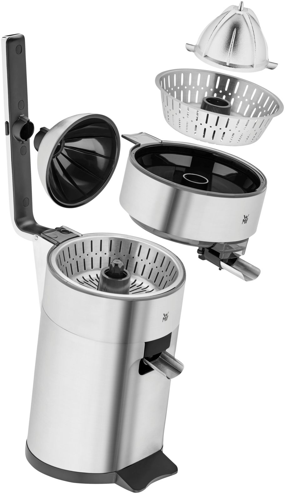 Profi Plus Zitruspresse 160 Watt mit Edelstahl-Presskegel