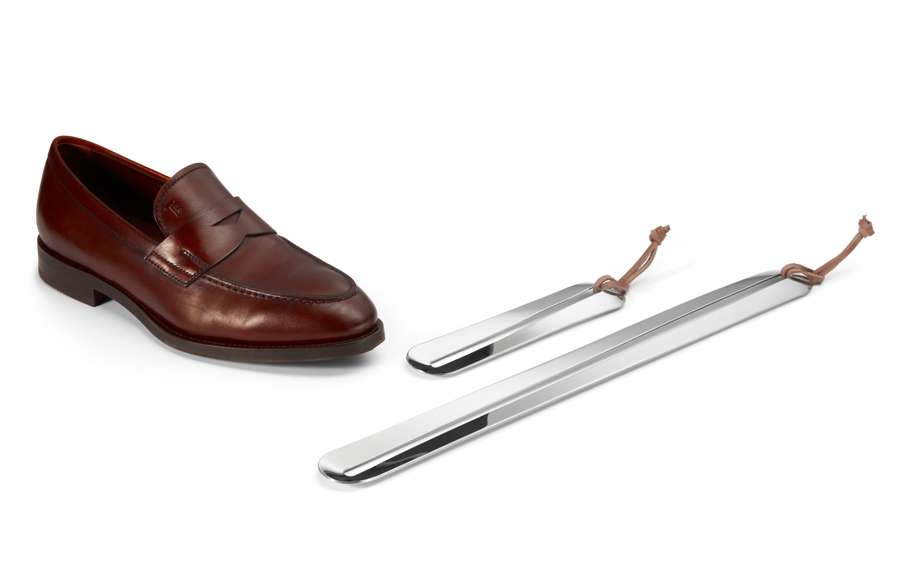 Phil praktischer Schuhanzieher aus Edelstahl Phil praktischer Schuhanzieher aus Edelstahl 42 cm