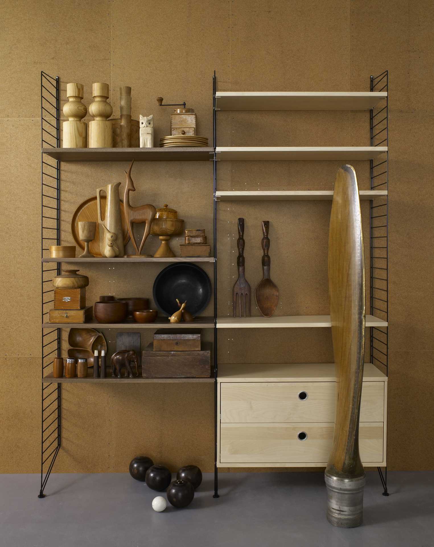 String System Bodenleiter String System Bodenleiter Braun 200/30