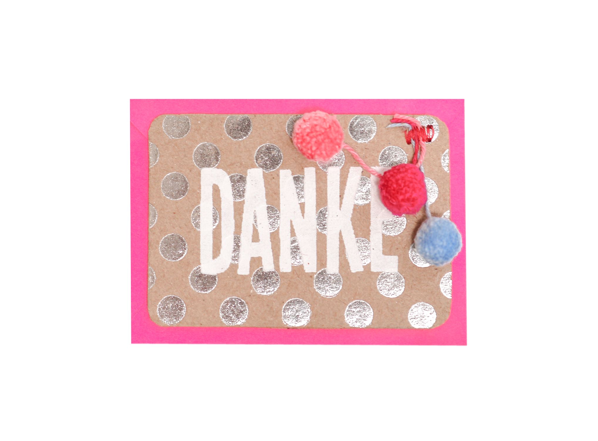 Kleine Dankeskarte – im handlichen Format Kleine Dankeskarte – im handlichen Format