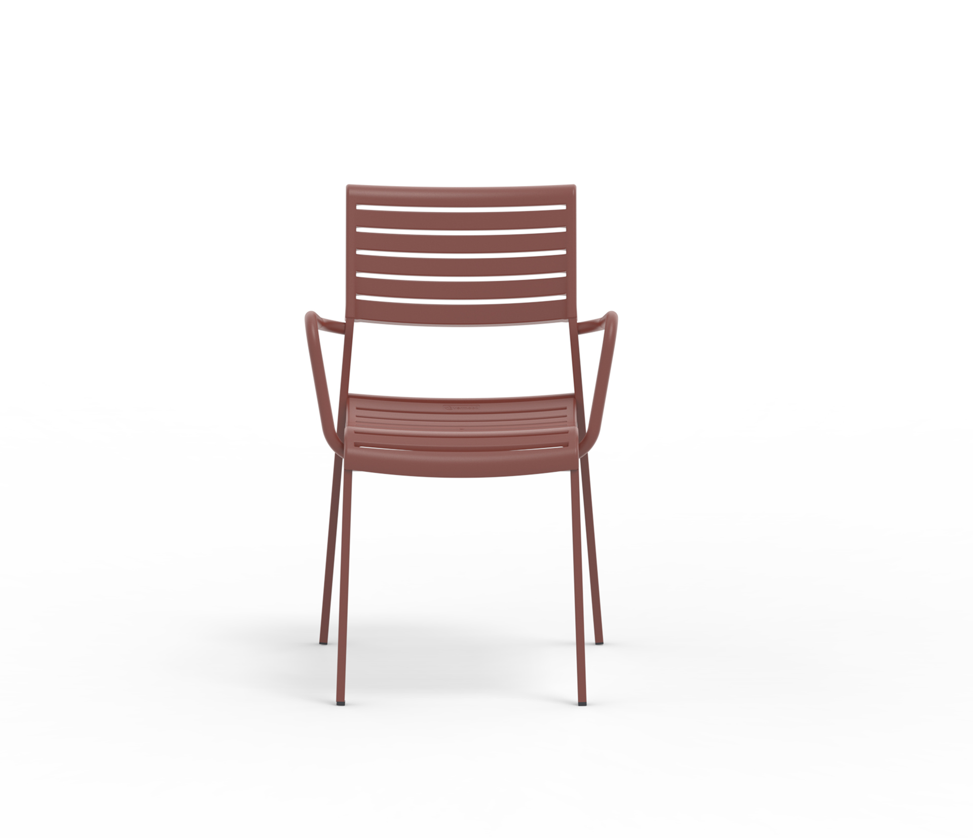 Nina Outdoor Armlehnenstuhl stapelbar Terrakotta Nina Outdoor Armlehnenstuhl stapelbar Terrakotta