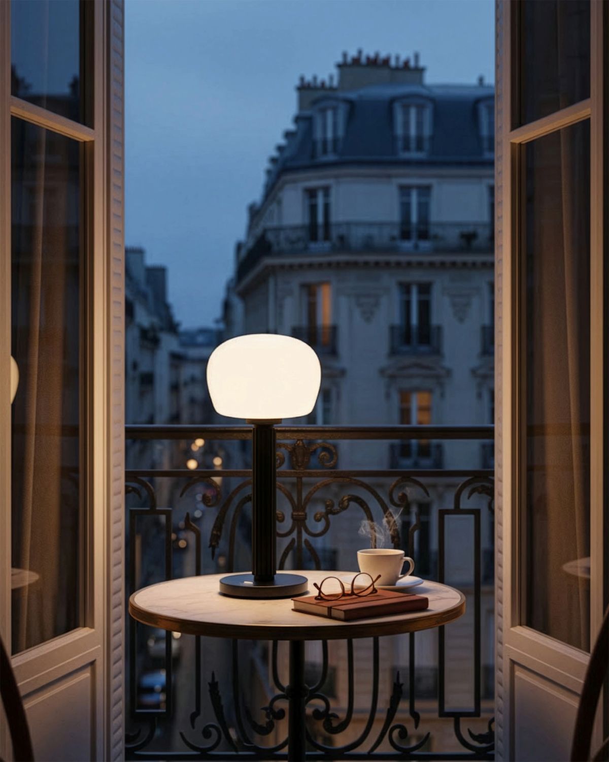 VENDOME Akkuleuchte - 30 cm, LED & Wiederaufladbar