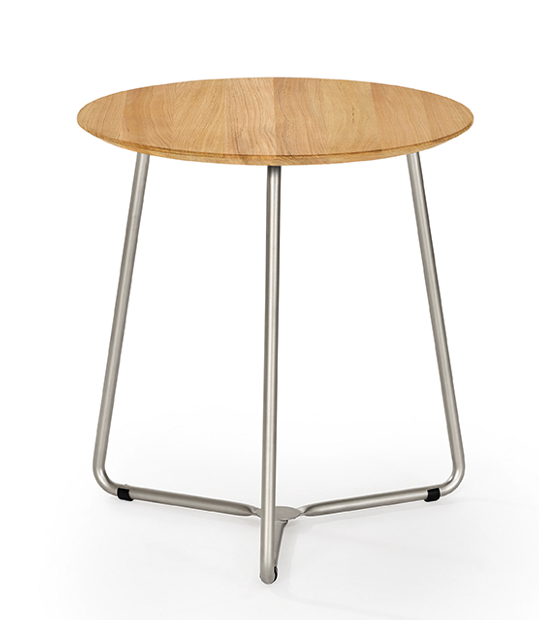 Bistrotisch Balcony Ø 65 cm, H 72 cm Edelstahl/Teak Bistrotisch Balcony Ø 65 cm, H 72 cm Edelstahl/Teak