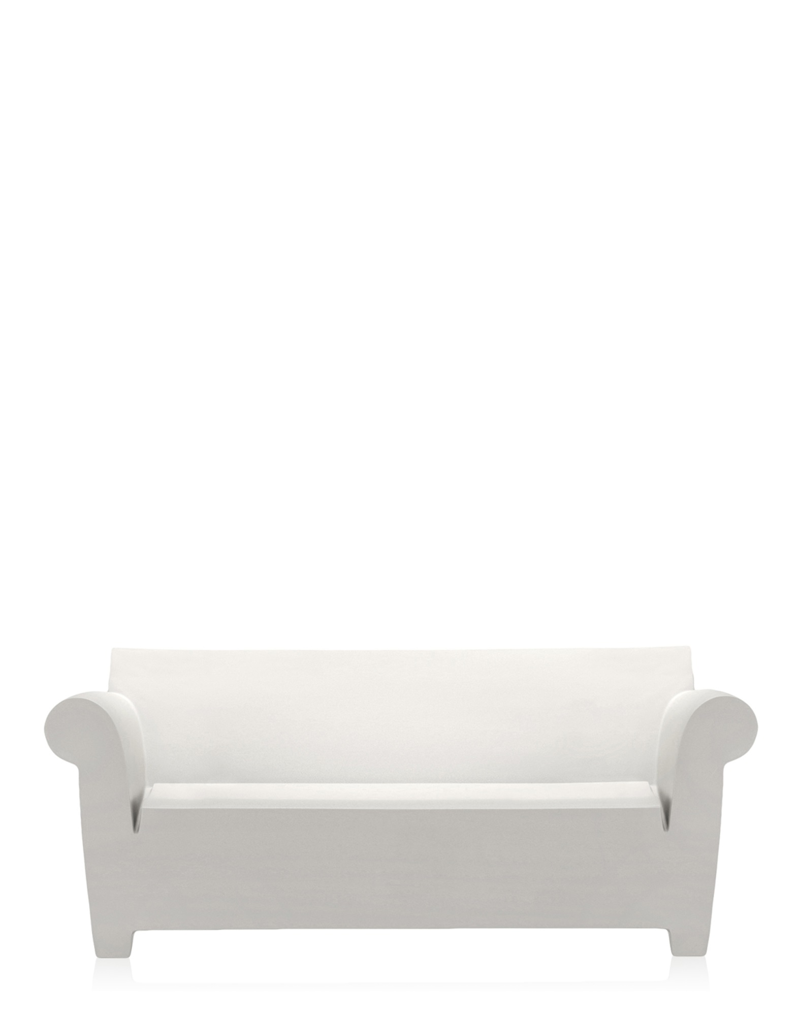 Kartell Grün/Schwarz Bubble Club Outdoorsofa Zinkweiß