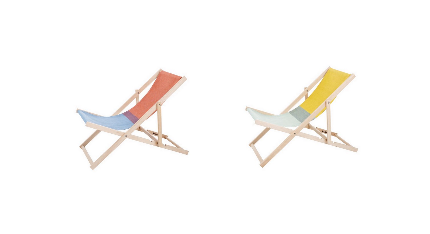 Strandstuhl "Beach Chair" rot/blau Strandstuhl "Beach Chair" rot/blau