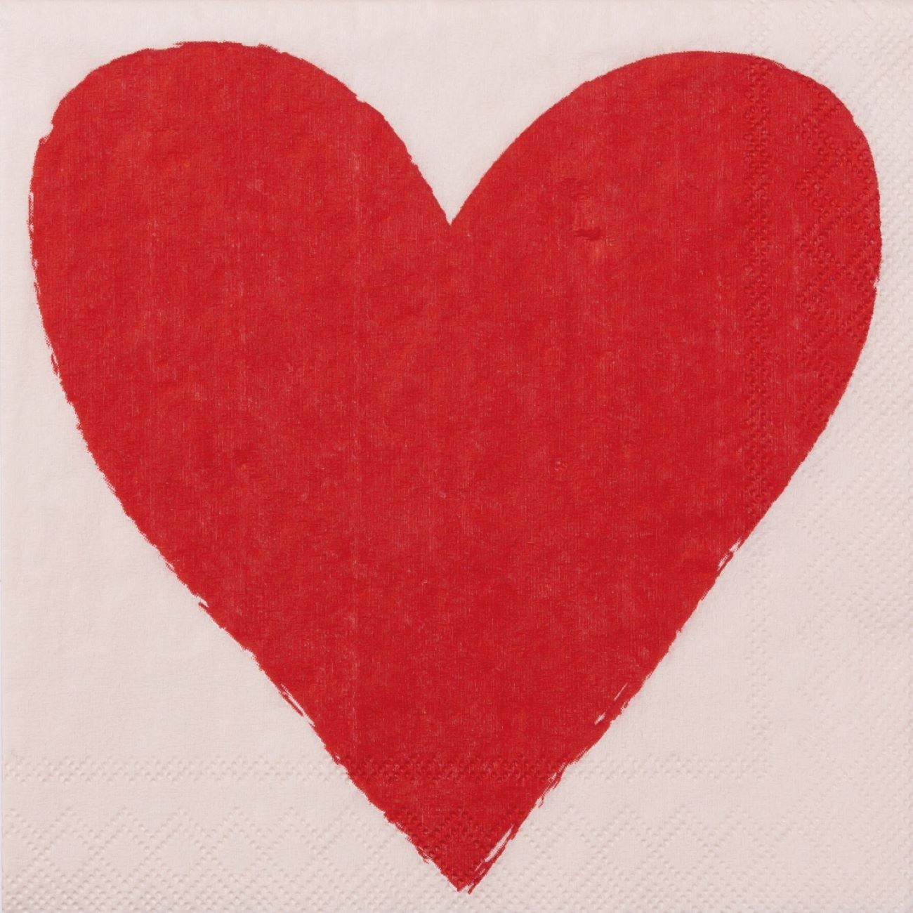 Cocktailserviette 25x25 cm Herz Cocktailserviette 25x25 cm Herz