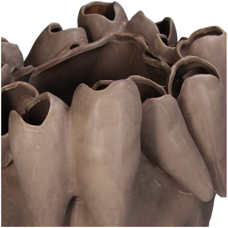 Vase Stoneware Mauve 33x30,5x32,5cm Vase Stoneware Mauve 33x30,5x32,5cm