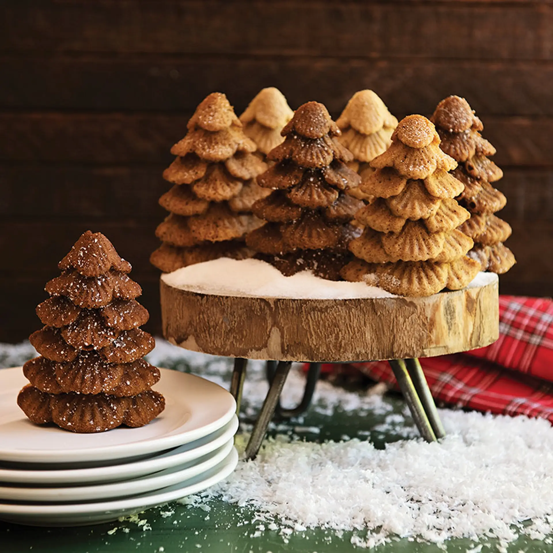 Mini Backform Evergreen - Tannenbaum 6-fach