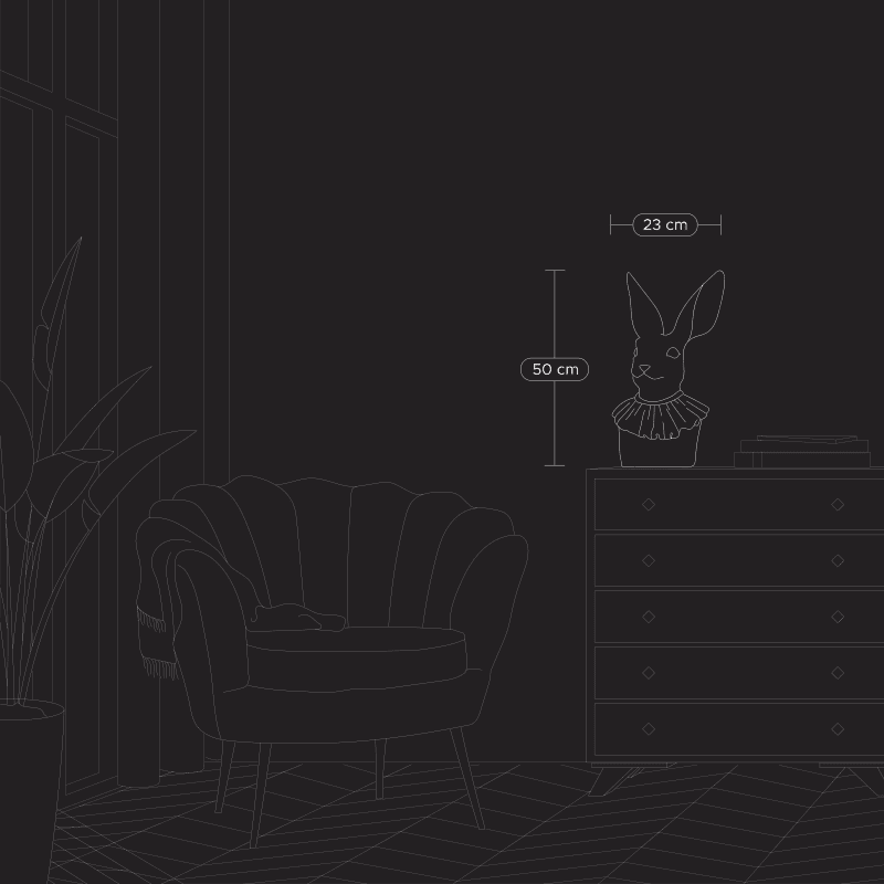 Hasenbüste Heinzi - Osterdeko apricot/creme/gold – Hasenfigur Hasenbüste Heinzi - Osterdeko apricot/creme/gold – Hasenfigur