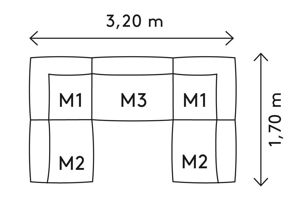 GROW Outdoor Lounge - Kombination I
