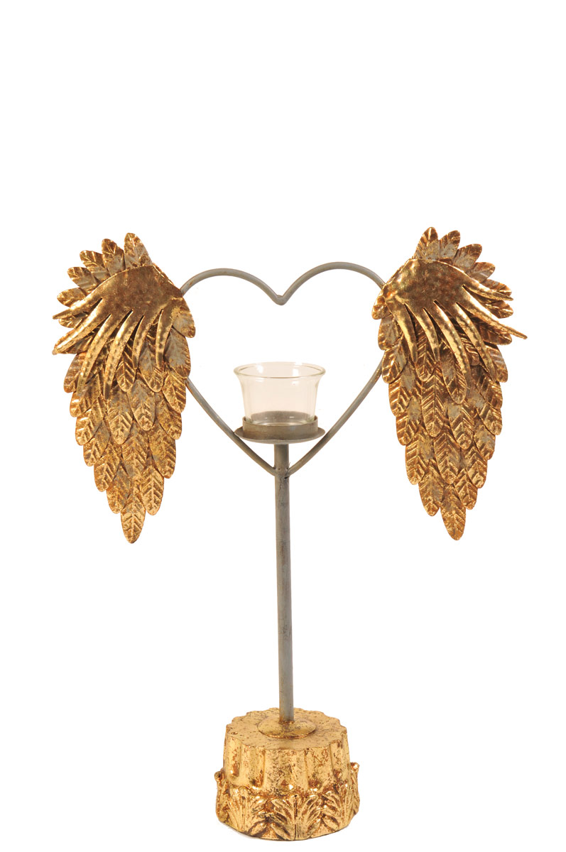 Herz Teelicht auf Sockel H: 40,6 cm Herz Teelicht auf Sockel H: 40,6 cm