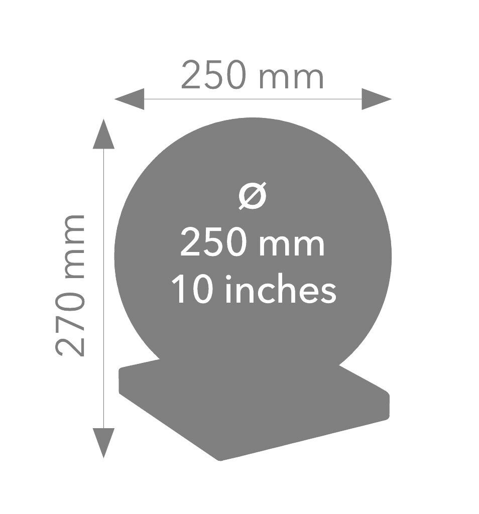 Design-Globus „Explorer 360°“ – 25 cm Globus mit Holzfuß aus Eiche weiß/silber Design-Globus „Explorer 360°“ – 25 cm Globus mit Holzfuß aus Eiche metallic-blau/silber