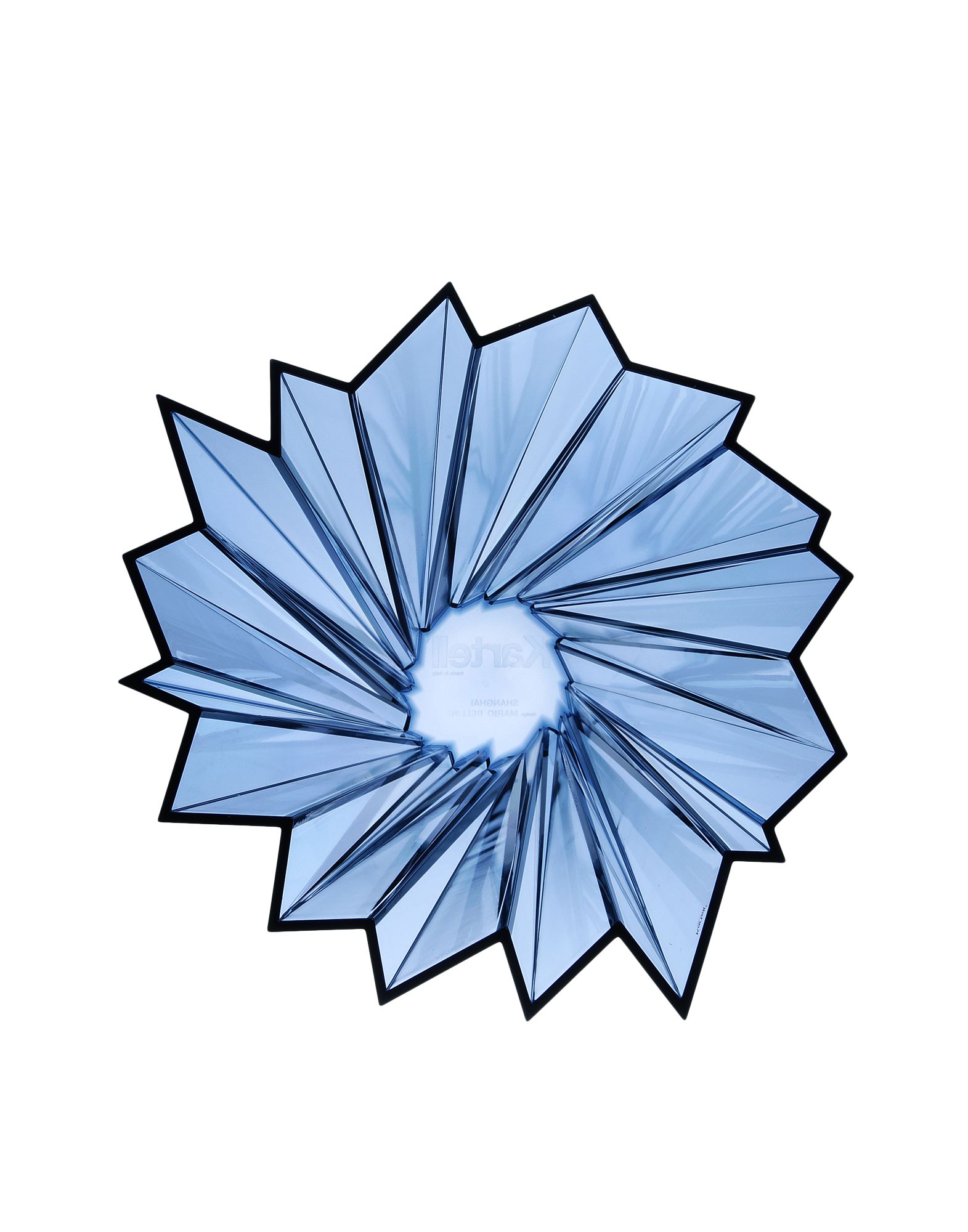 Shanghai Blumenvase Design Blau