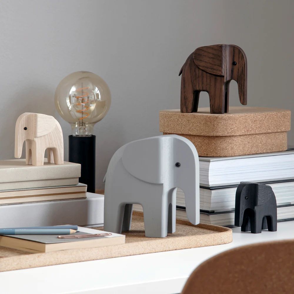 Hochwertige Dekofigur Elefant - Nachhaltige Deko, FSC-zertifiziert